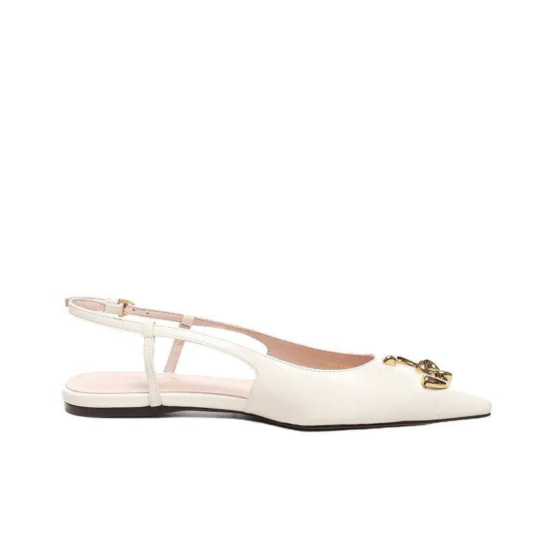 COCCINELLE Casual Single Shoes Women's White-1