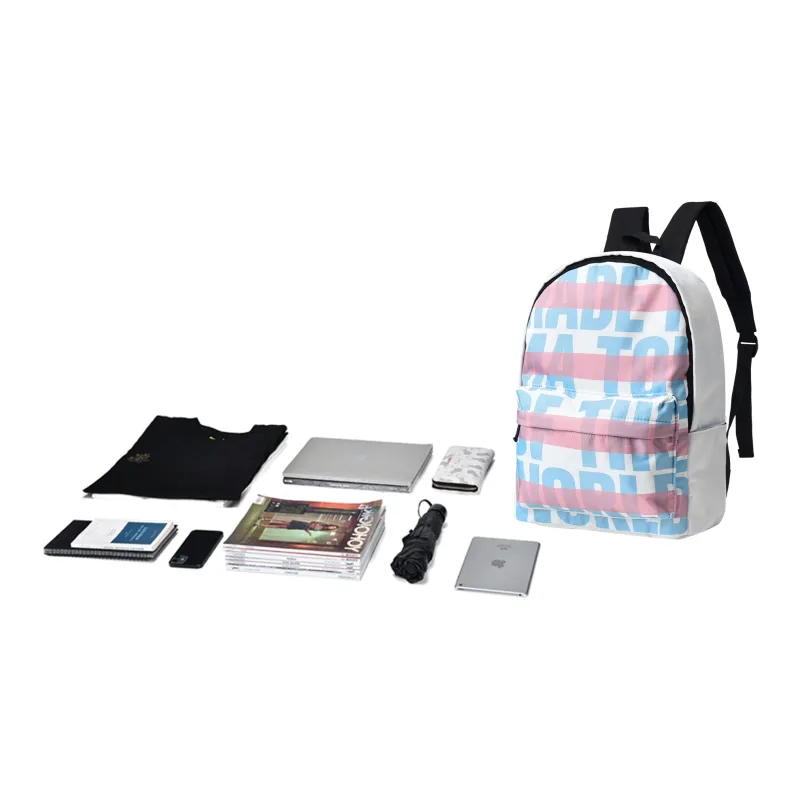 Soundbyte × ONRF Collaboration Polyester Backpack Unisex Blue-3