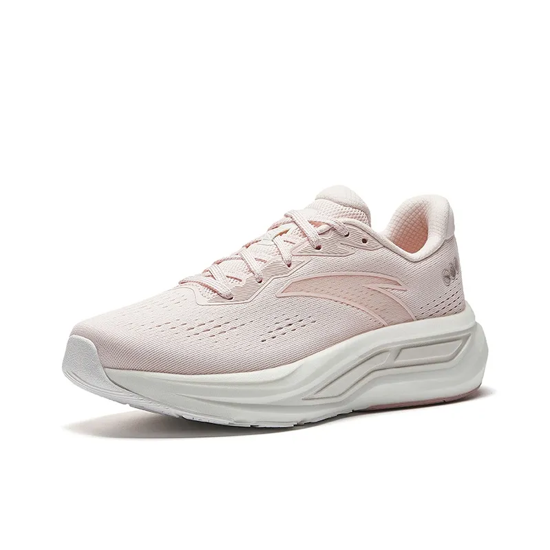 Anta Cushioning And Breathable Low Top Casual Running Shoes Women's Pink-1
