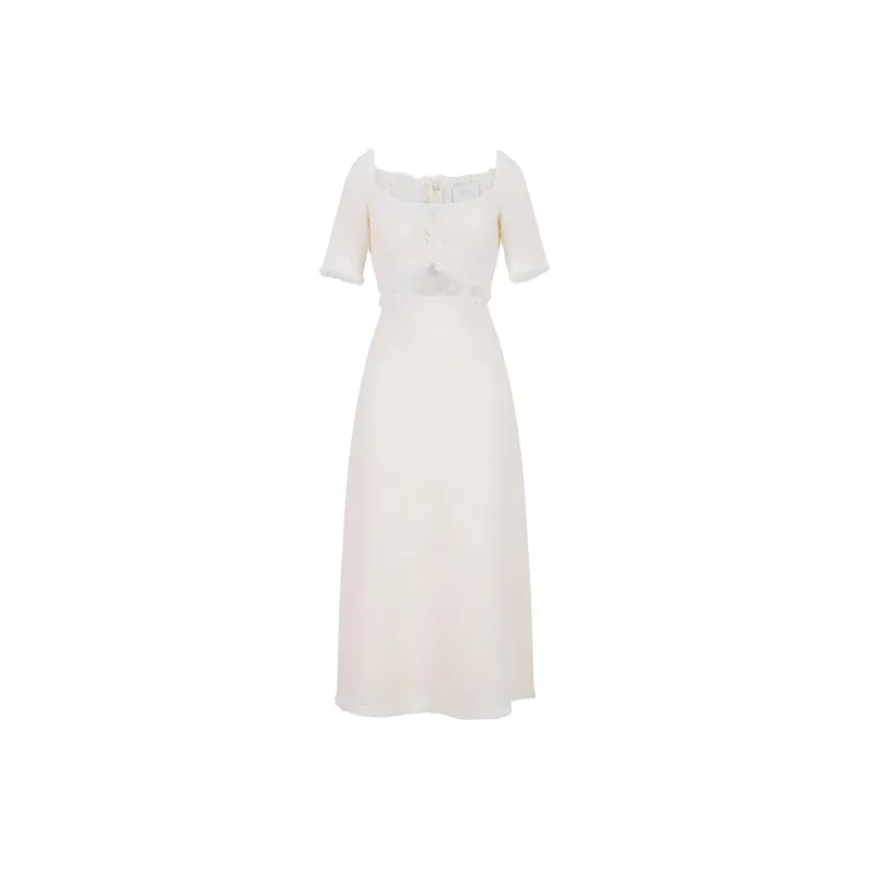 GIAMBATTISTA VALLI Sequin-embellished Tweed Midi Dress-0