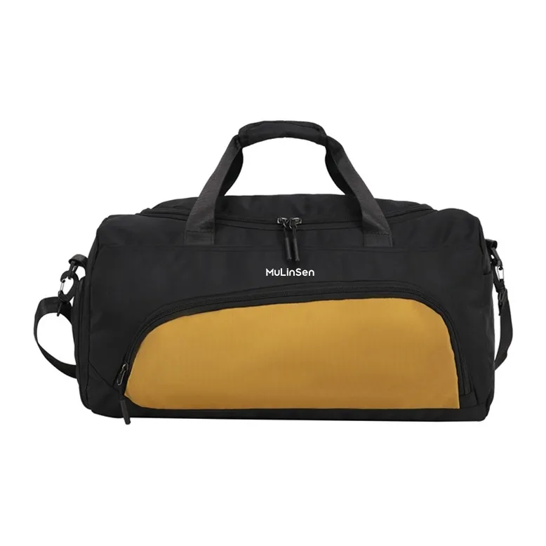 Mulinsen Polyester One Shoulder Handbag, Travel Bag Unisex Multicolor-4
