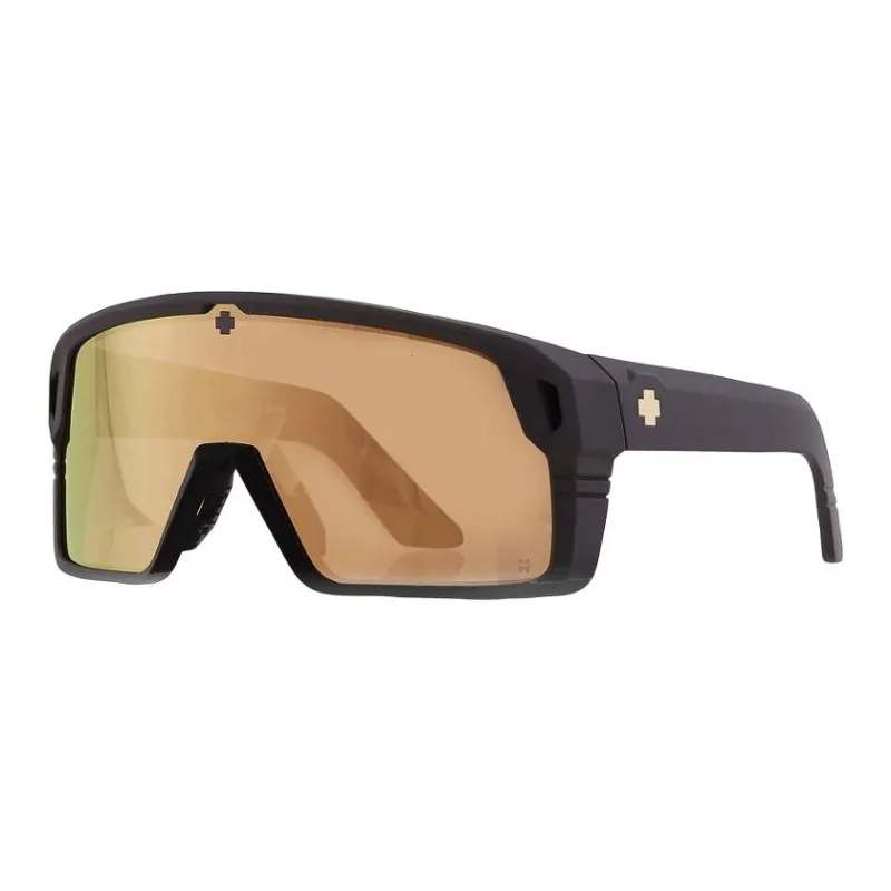SPY Plastic Irregular Shape Sunglasses Unisex Black-0