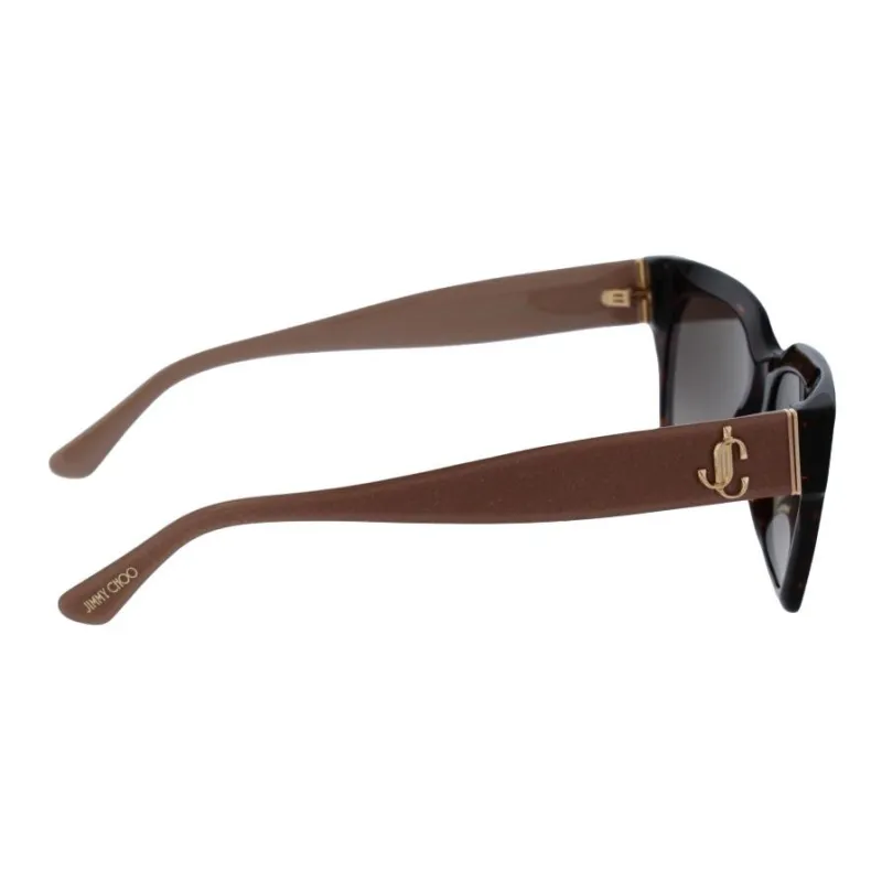 Jimmy Choo Acetate Square Sunglasses Women's Tortoiseshell-2