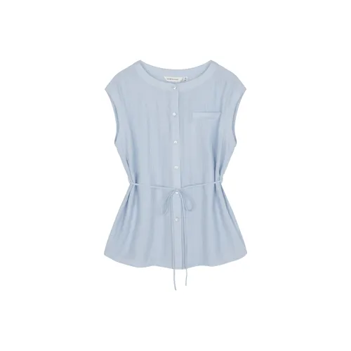 Mo Han Yi Mei Shirts Women's Glacier Blue