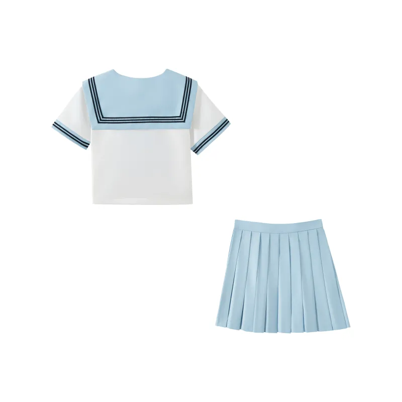 KAZAN Uniforms Women's Blue Summer Sailor Suit-1