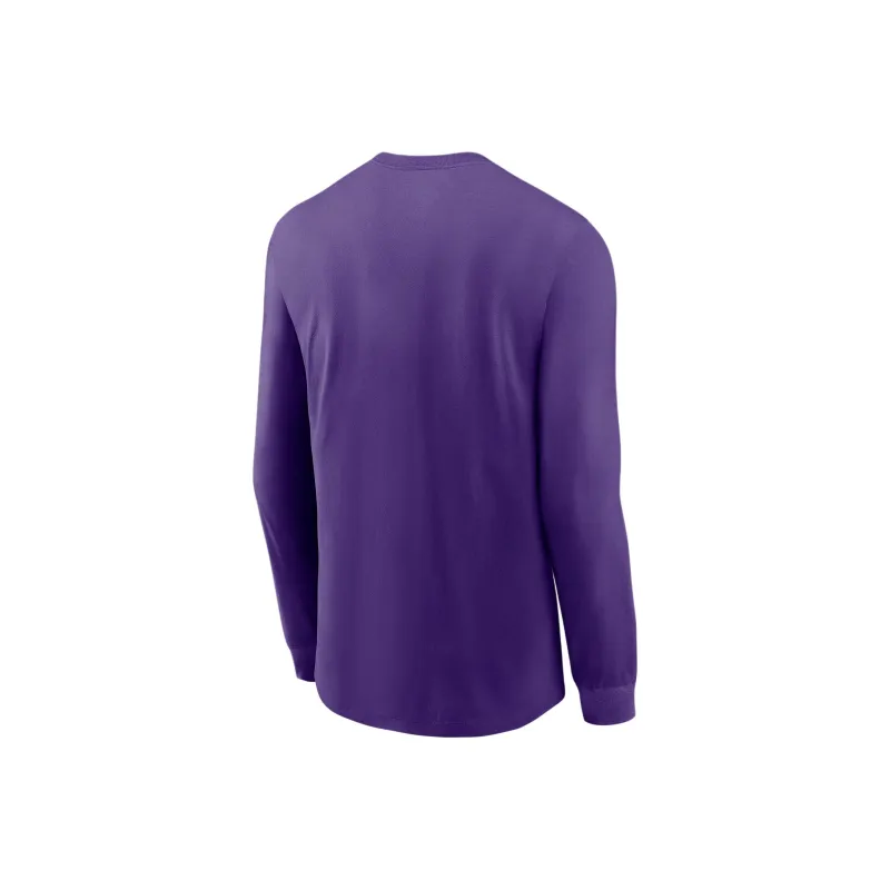 Nike Lsu Sideline Men's Nike Dri FIT College Long Sleeve T Shirt-1