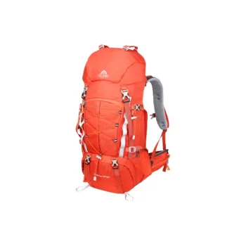 AIONE Mountaineering Bag Outdoor Bag PU 50L Orange Unisex