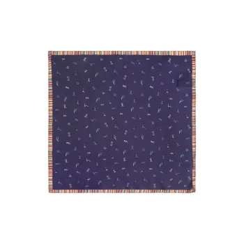 Paul Smith Silk Scarves Men's Purple