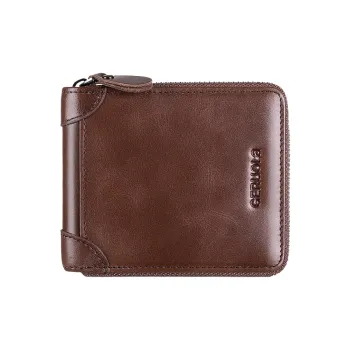 Gorora Top Grain Cow Leather Wallet Men's Multicolor