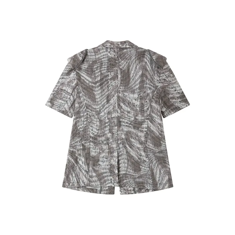 WULISHAONIAN T Shirts Unisex Floral Khaki-1