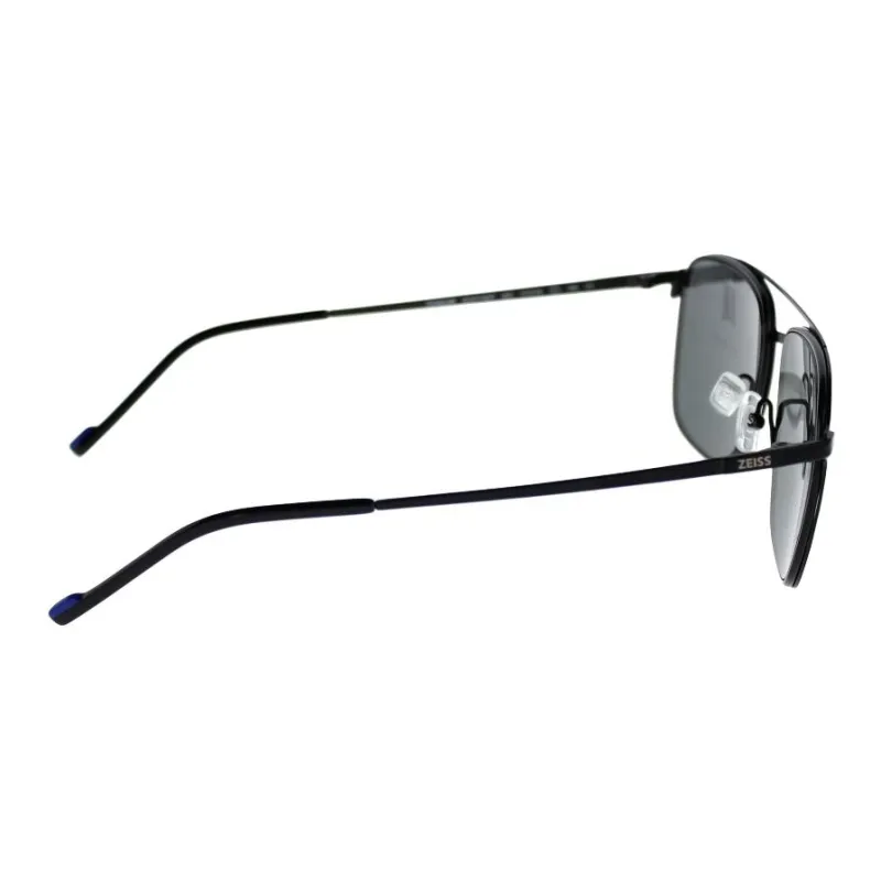 ZEISS Titanium Square Sunglasses Men's Black-2