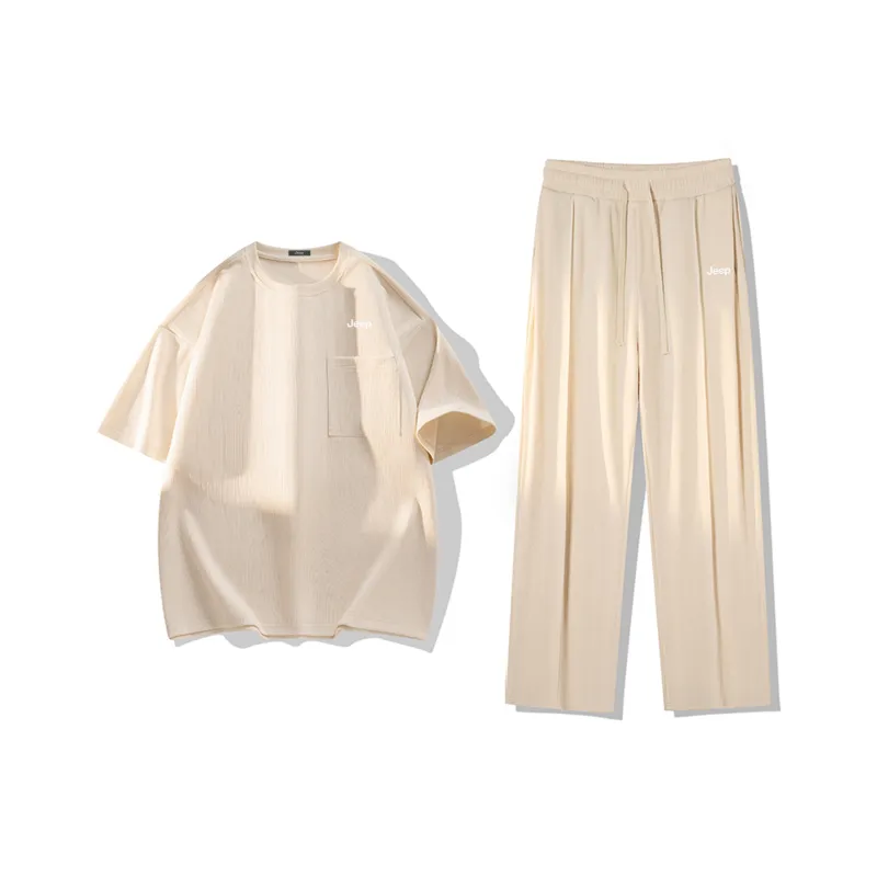 Jeep Casual Sportswear Unisex Two Piece Set-5
