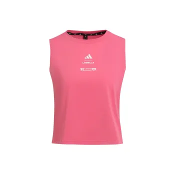 Adidas x LAIMEI,LIANMINGKUAN Climacool SS25 BEIJING TANK TOP Sport Vests Women's Fusion Powder