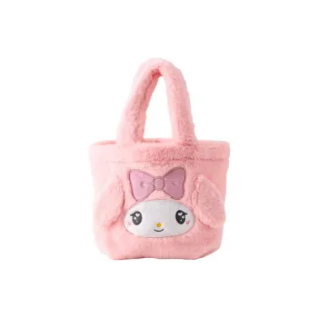 Sanrio Polyester Tote Bag, Shopping Bag, Handbag Women's Pink