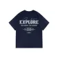[100% cotton]Navy Blue (Hb Tranquil World Chest Logo _Hb Tranquil World Back Logo)