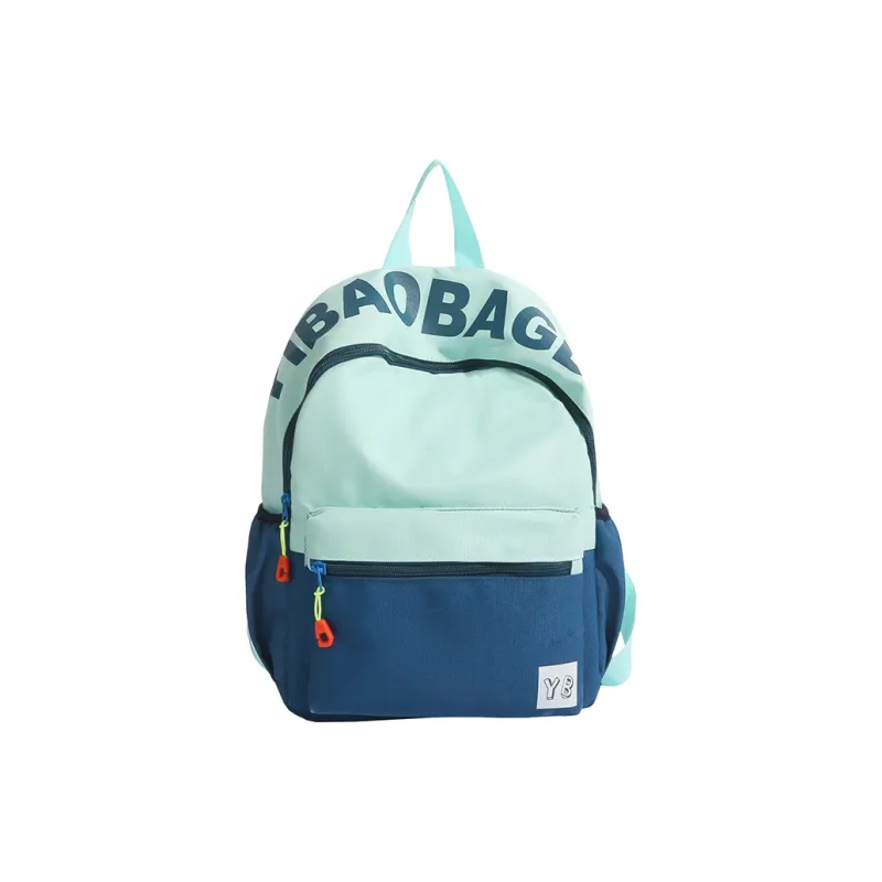 BUBM Nylon Fabric Backpack Unisex Red/Yellow/Teal/Purple Pink/Pink Green/Dark Pink-11