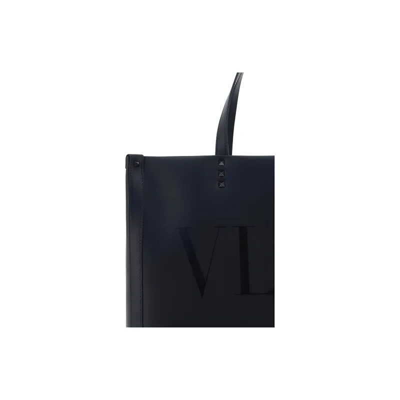 Valentino VLTN Logo Printed Medium Tote Bag-4