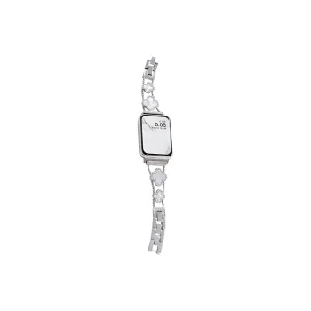 LOVINGCOOL Xiaomi Red Beige Compatibility Watch Band Metal