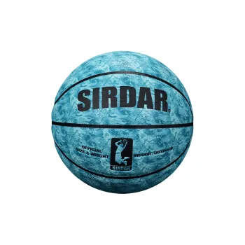 SIRDAR PU Basketball Ink Splatter Cyan Size 7 Standard Ball Street Unisex