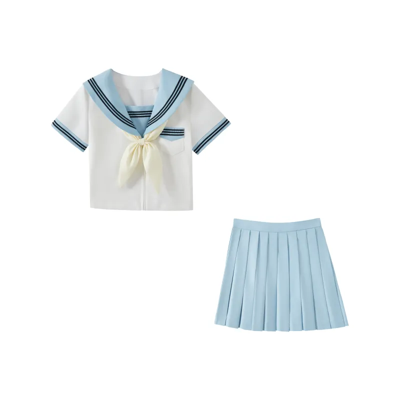 KAZAN Uniforms Women's Blue Summer Sailor Suit-0