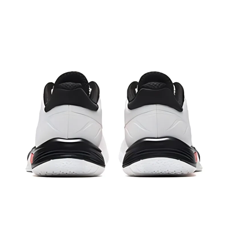 Anta Anti-Slip And Wear-Resistant Coverage Low-Top Badminton Shoes Men's White Red Black-3