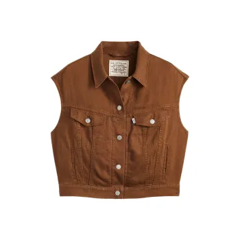 Levis Vests Women's Brown
