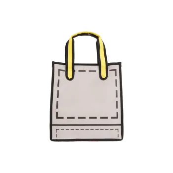 Vack Nylon Shoulder Bag Unisex Gray/Yellow/Blue/Pink