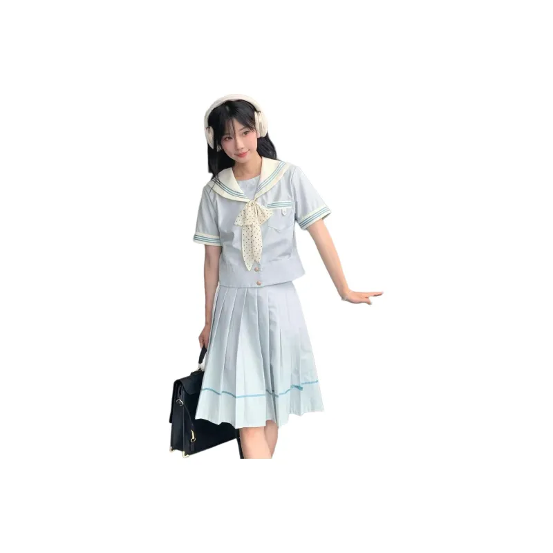 Mu Xiao Xin Two Piece Skirt Sets Women's-0