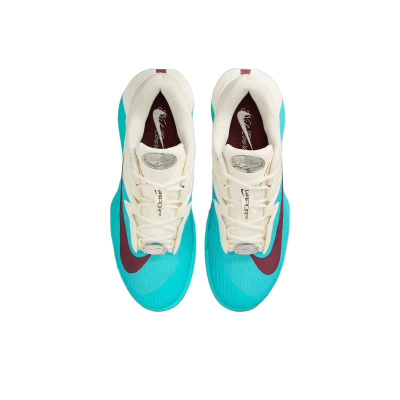 Nike Vapor Pro 3 Anti Slip Wear Resistant Low Top Tennis Shoes Women's Blue White-3
