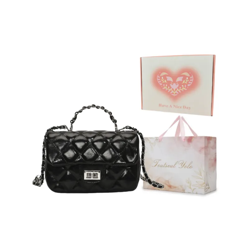 TOUTSEUL YOLO PU Handbag Regular Women's Pink/Silver/Blue/White/Black-38