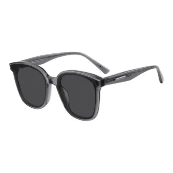CAPONI Plate Frame Square Sunglasses Unisex Multicolor