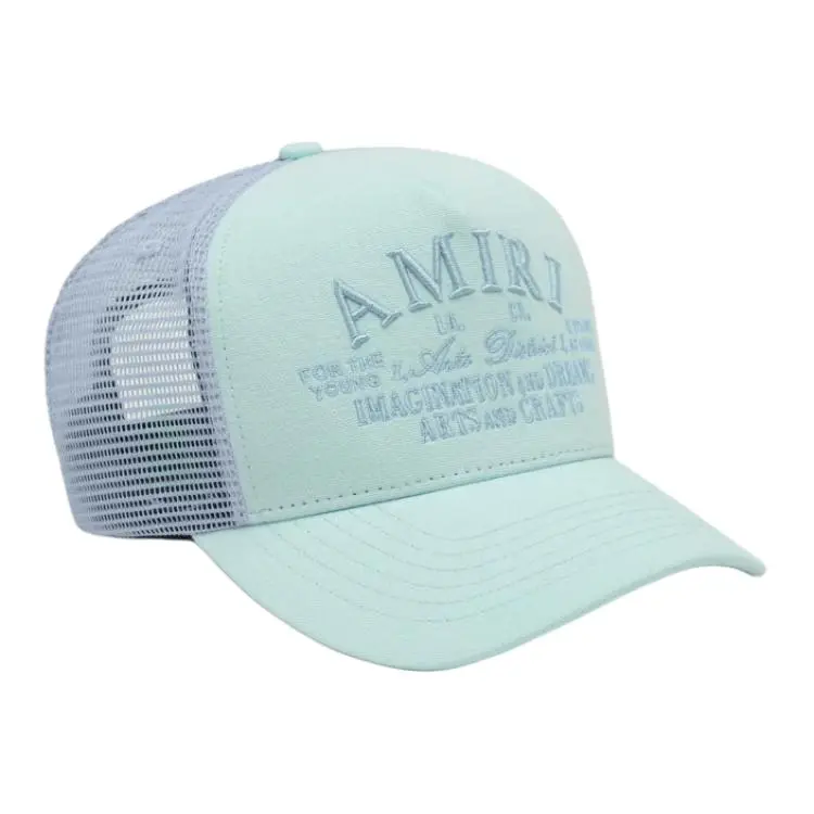 AMIRI Cotton Baseball Caps Unisex Ice Blue-1