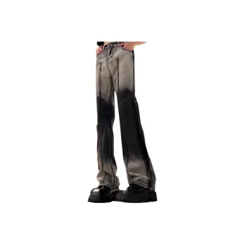 WHELVE Jeans Unisex Black Gray Color