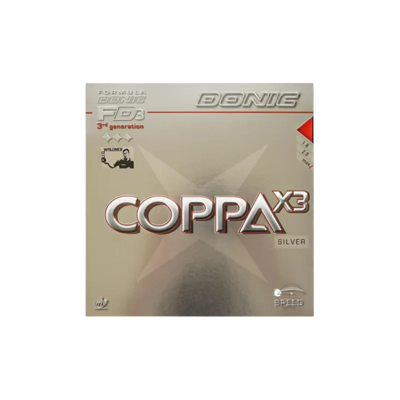 DONIC Coolba X3 Table Tennis Rubbers Inverted Rubber Fast Attack Combined With Loop Compatibility MAX Red-0