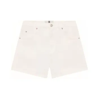 KENT&CURWEN SS25 Denim Shorts Women's White