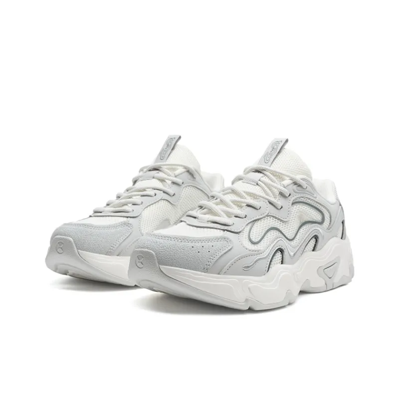 XTEP Nomadic Wear resistant And Lightweight Low Top Casual Shoes Men's Sail White Phantom Gray-2