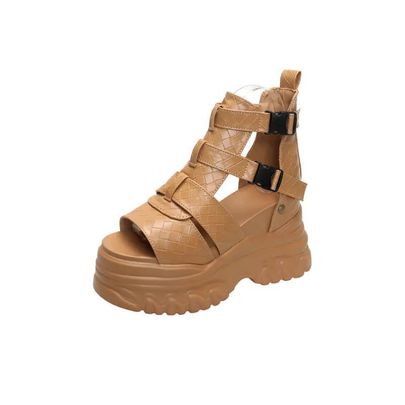 Alxnan Roman Sandals Women's-11