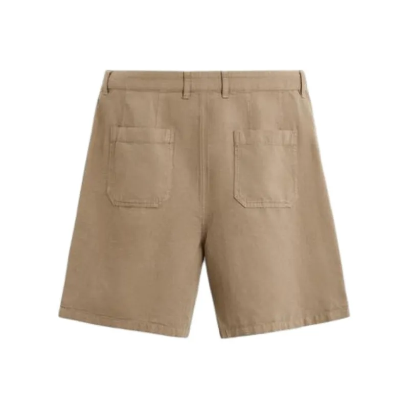 ZARA Casual Shorts Men Brown Yellow-1