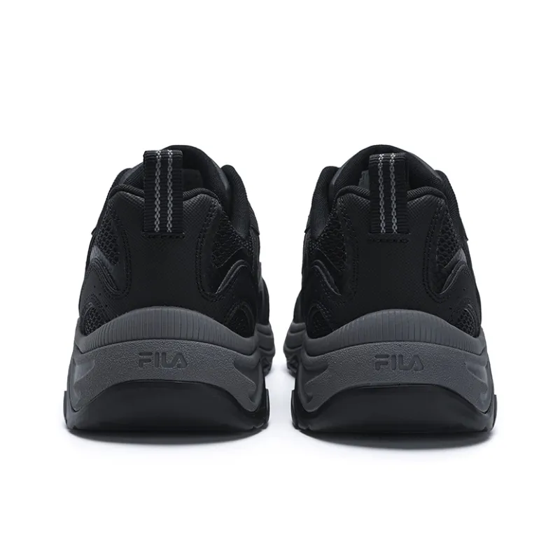 FILA Vintage Collection FLUXION Sichuan Flow Shoes Low Top Casual Shoes Men's Black Gray-3