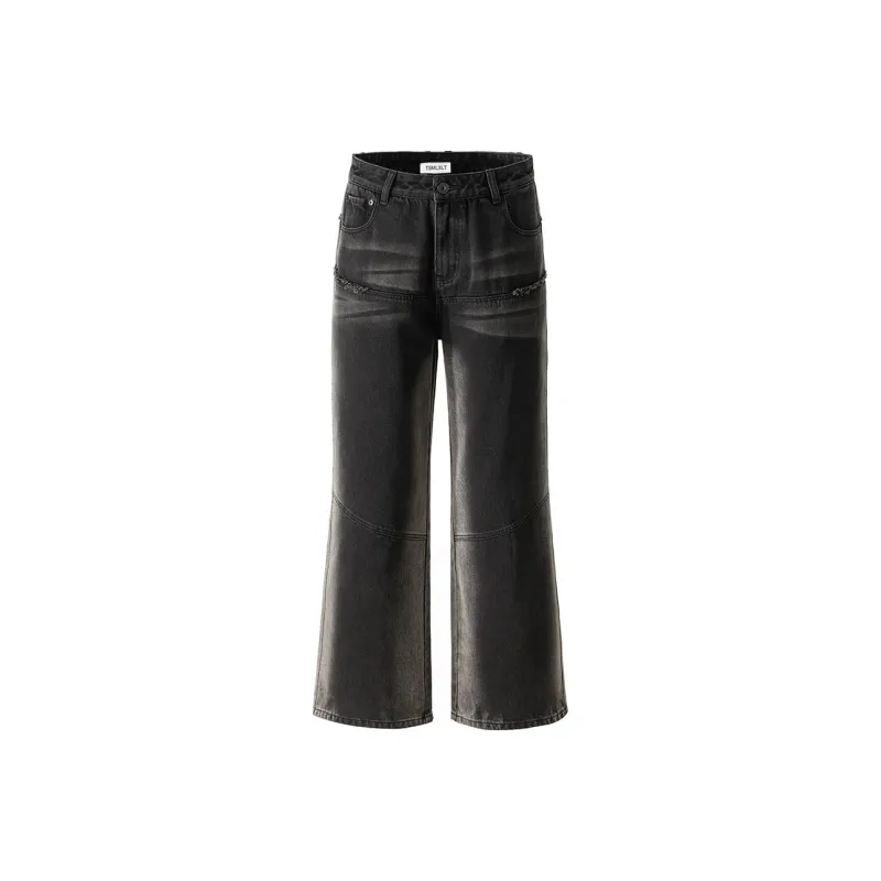 TSMLXLT Jeans Men Black-0