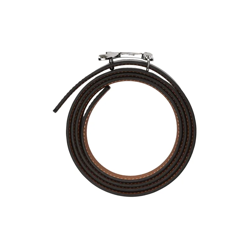 HERMES Panache Calfskin Leather Belts Men's 3.2cm-2