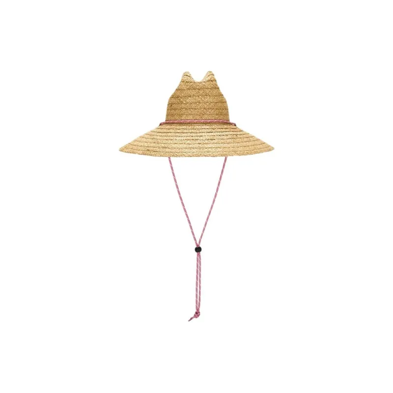 Lack Of Color Raffia, Polyester, Plastic Bucket Hats Unisex Yellow-0