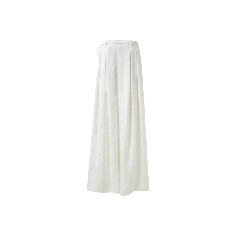 3COLOUR Casual Pants Women's Pearl White Floral-0