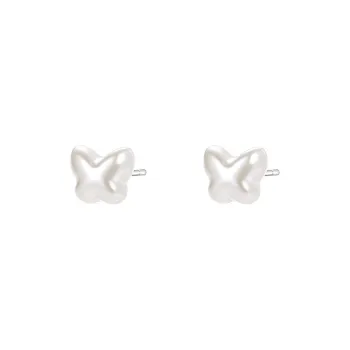 ALI THE FOX 999 Fine Silver Stud Earrings Women's