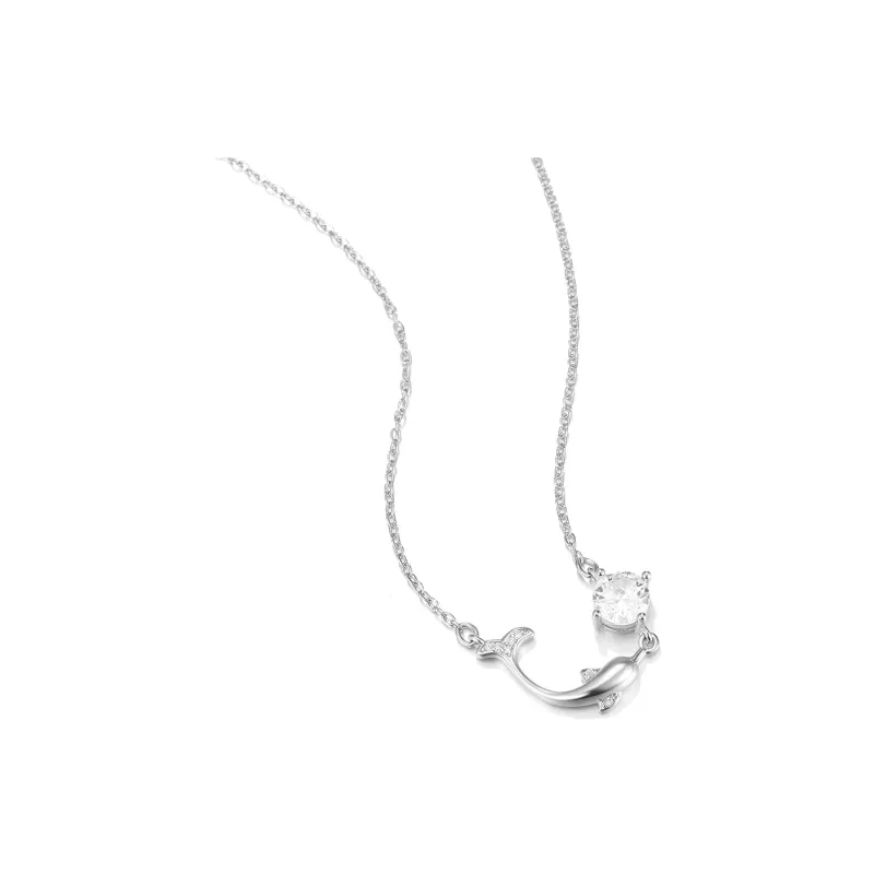 Clect Synthetic Cubic Zirconia Necklaces Women's-2