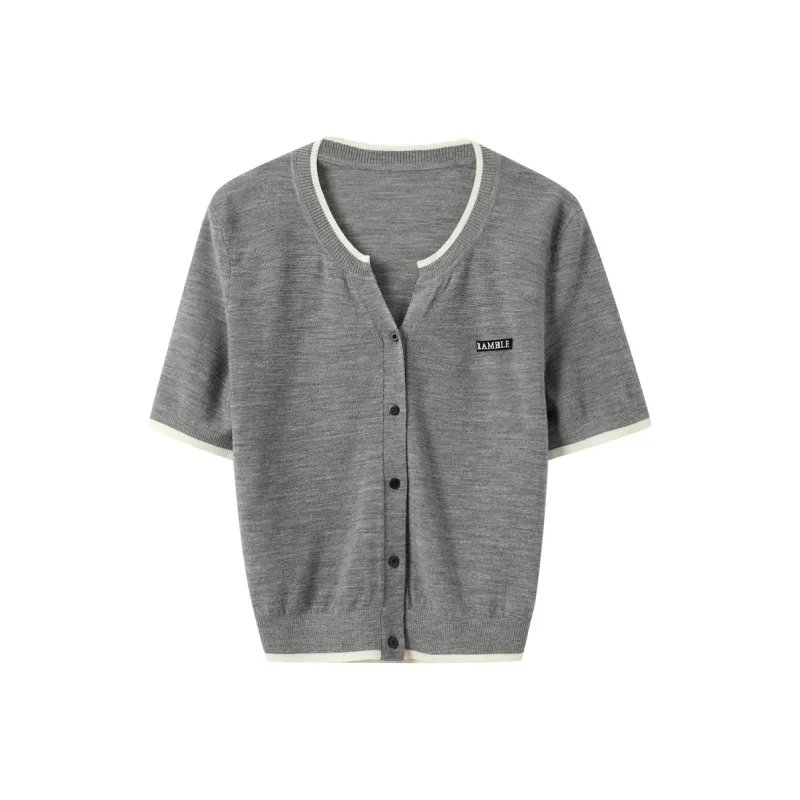 3COLOUR Knitwear Women's Heather Gray-0
