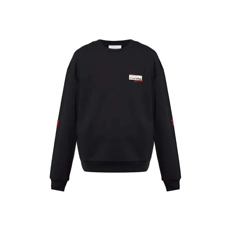 Iceberg Logo Patch Crewneck Sweatshirt-0