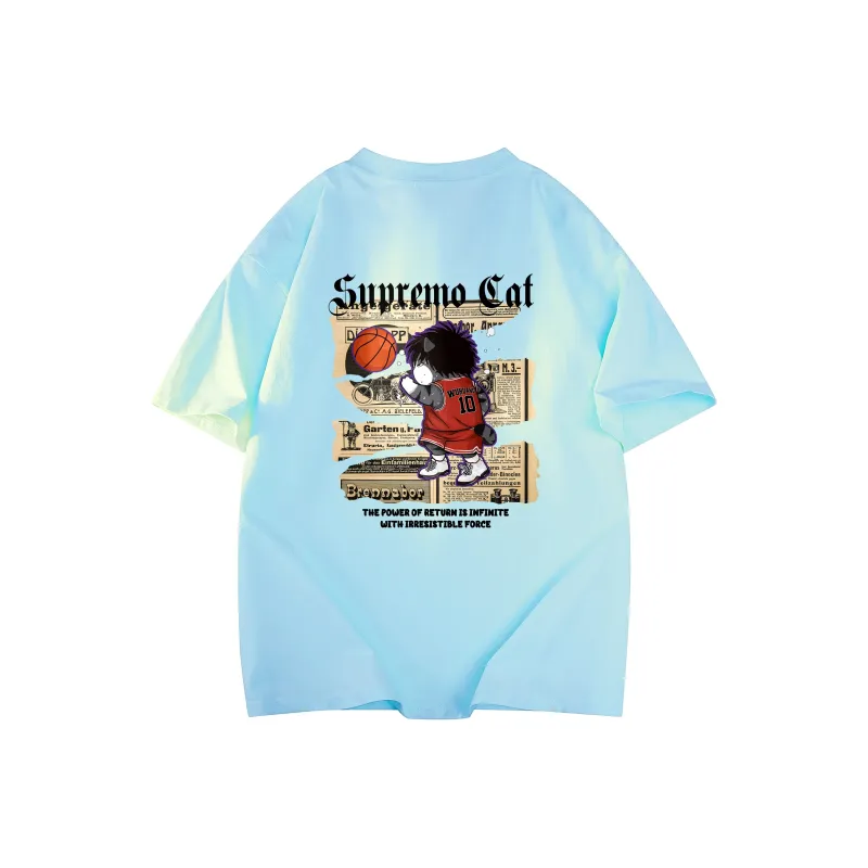 Supremo Cat T Shirts Unisex-12