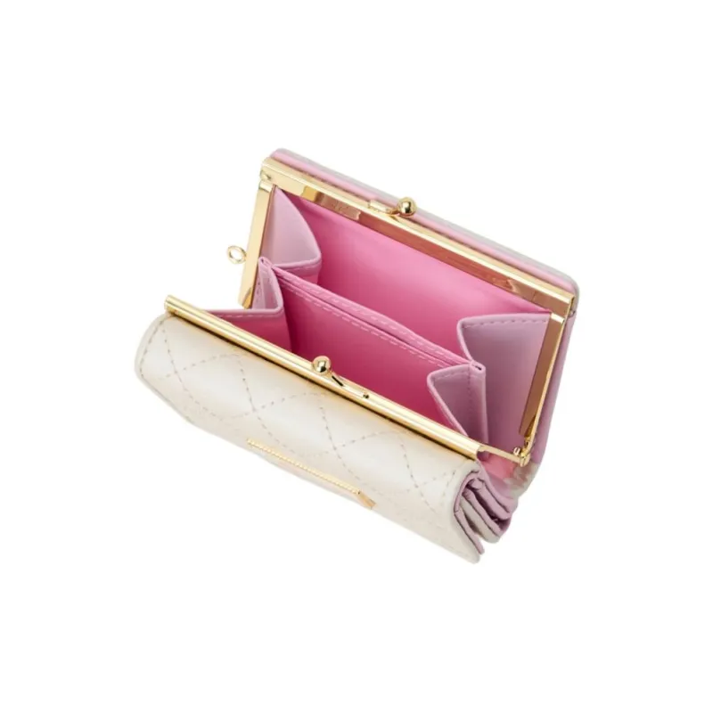 Sanrio Leather Wallet Regular Women's Beige-1