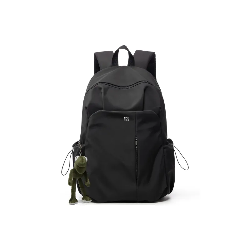 KEYSTREET Fabric Backpack Laptop Backpack Tubas Unisex Black/Ecru/Green/Blue/Burgundy-62
